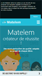 Mobile Screenshot of matelem.fr