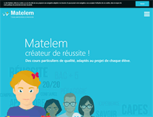 Tablet Screenshot of matelem.fr