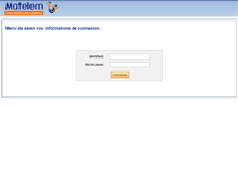 Tablet Screenshot of client.matelem.fr